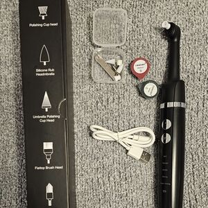 Black Electric Tooth Polishing Tool